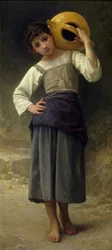 The Water Girl (Young Girl Going to the Spring)